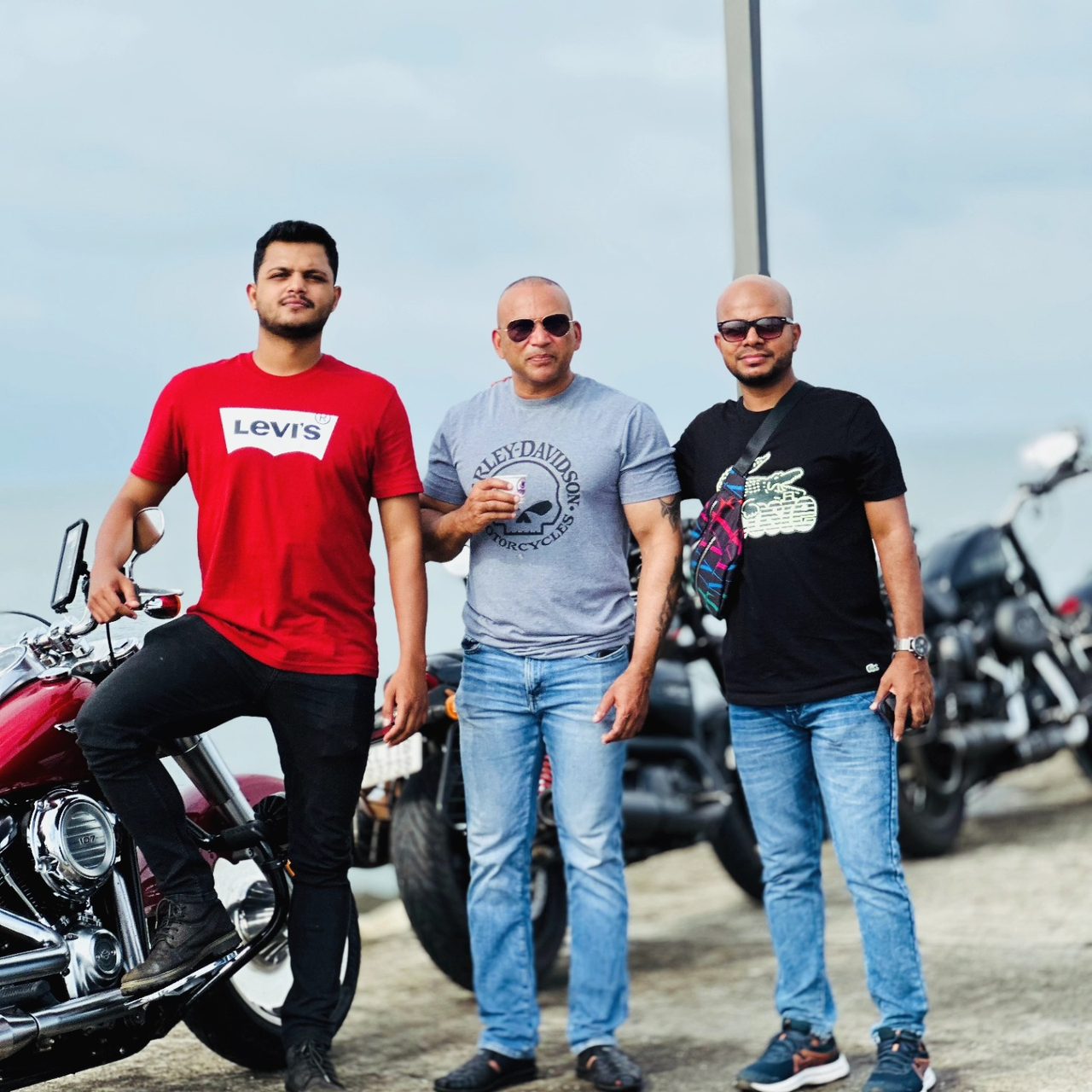 Sourav with HOG Malabar brothers